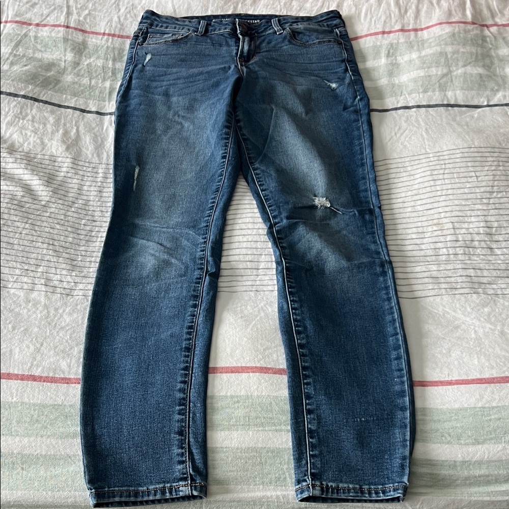 Old Navy lightly Distressed Blue Skinny Jeans